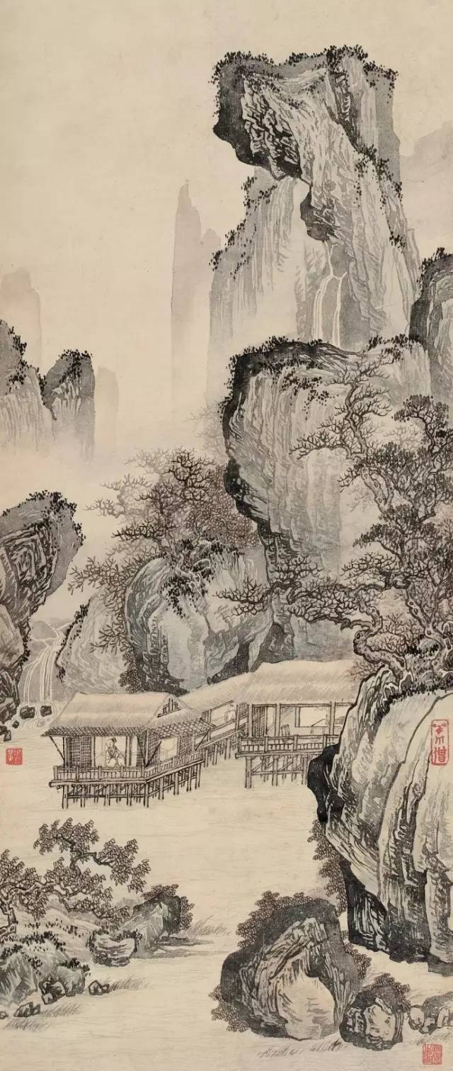 《仿古山水》