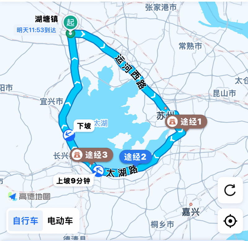 骑行路线图