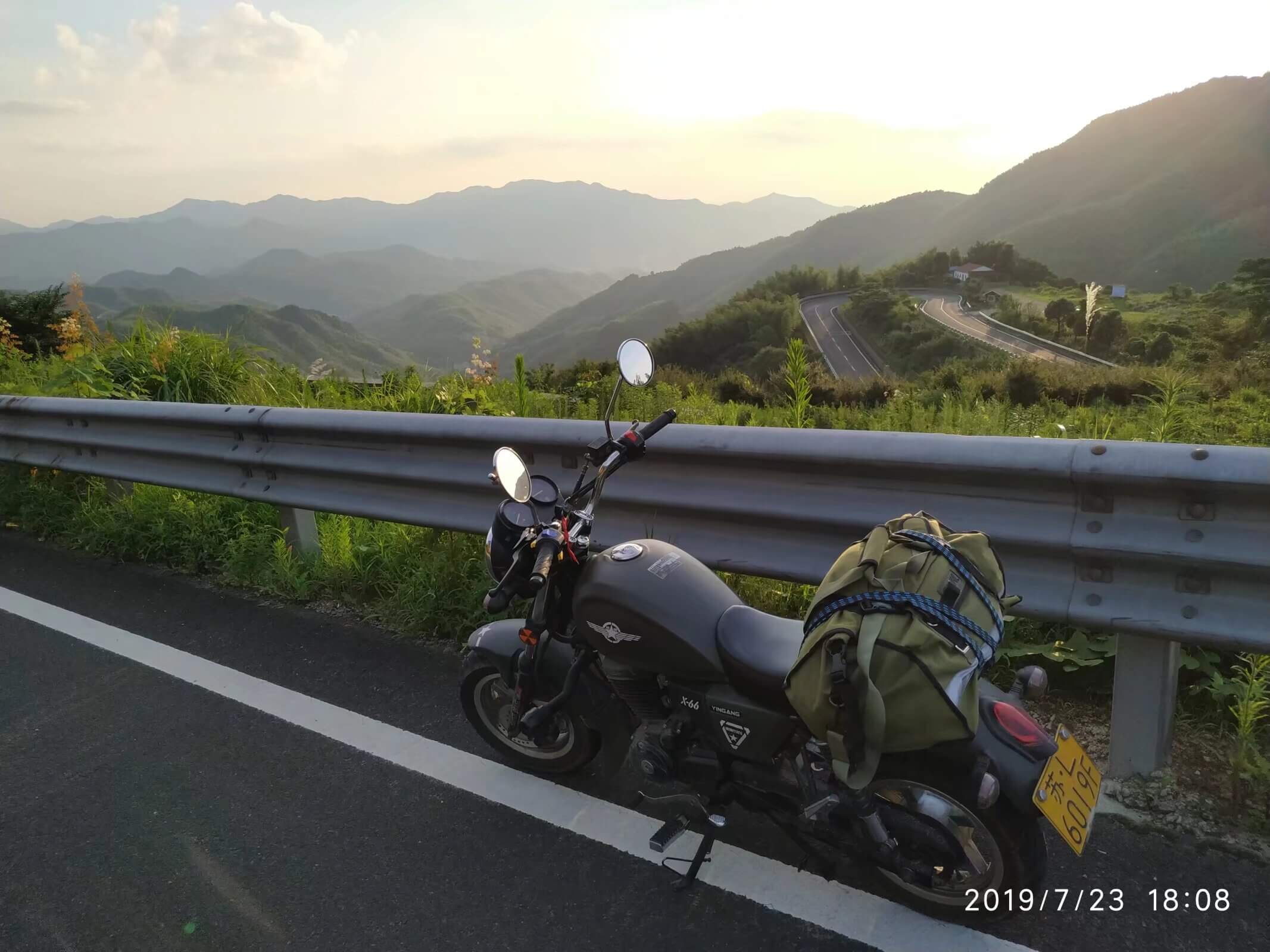 下山途中