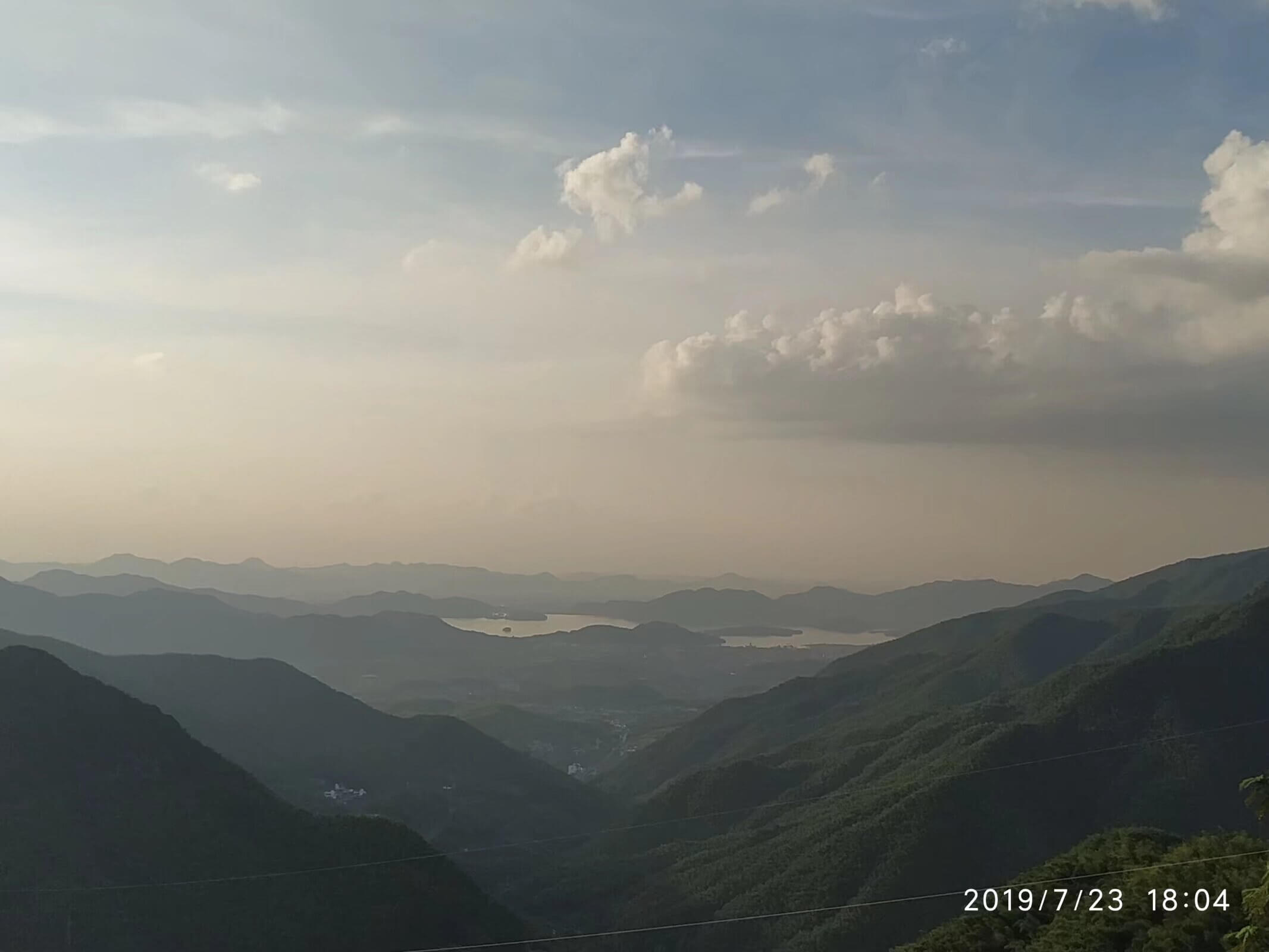 半山腰上