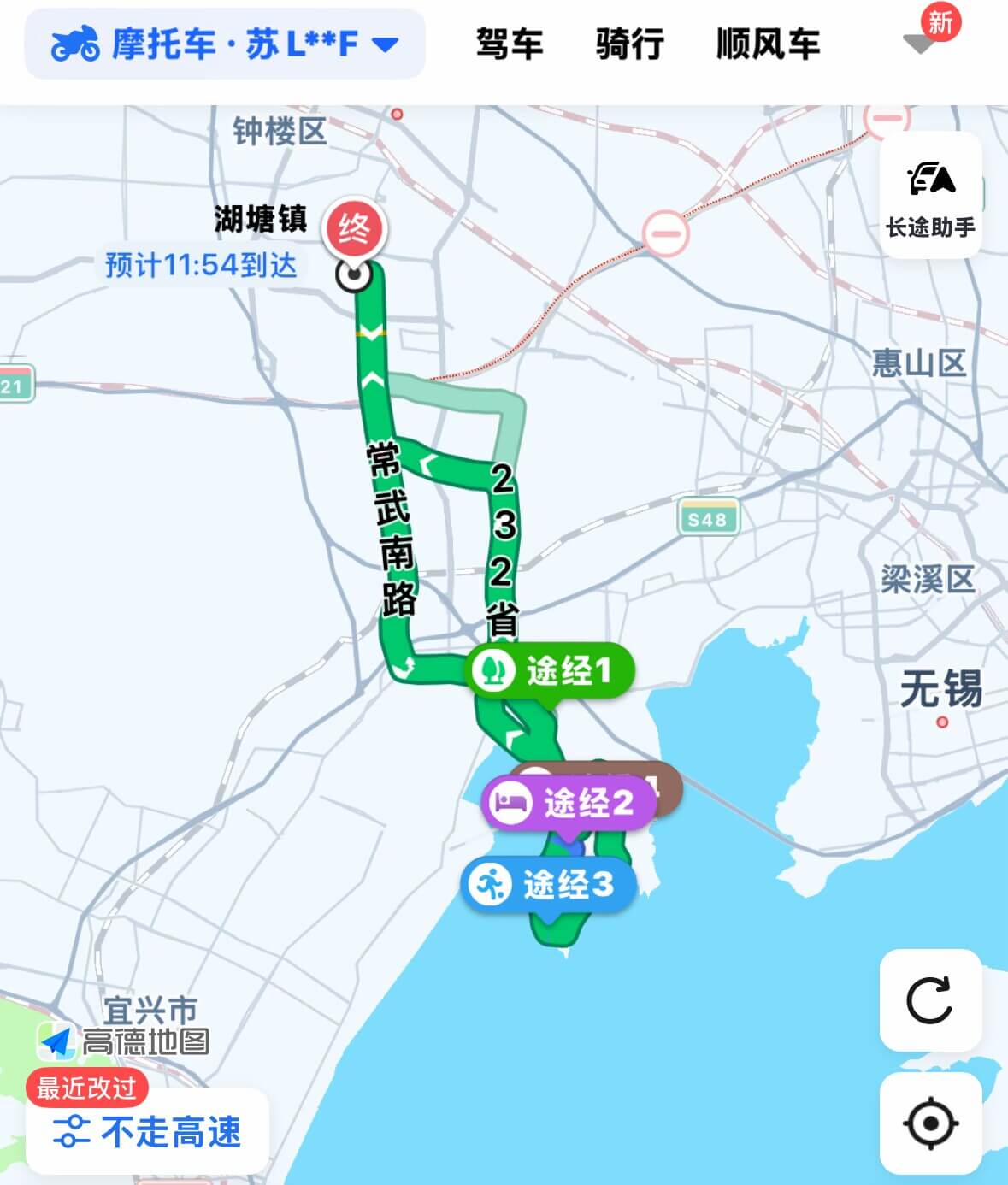 摩旅路线图