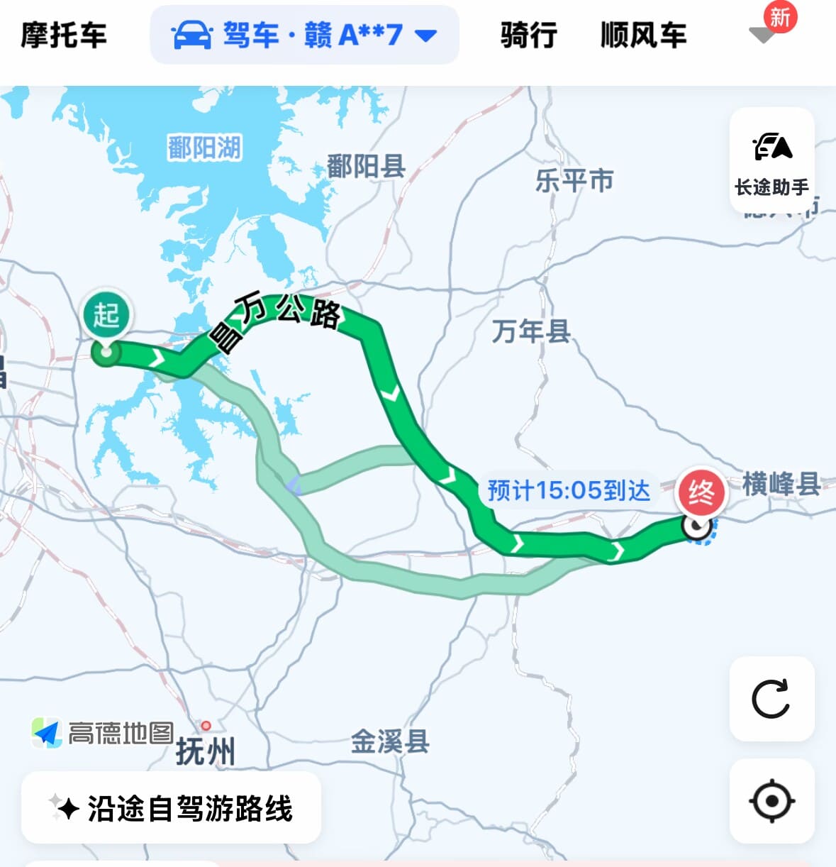 自驾路线图